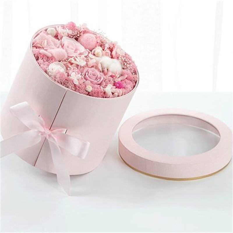 Cardboard Cylinder Rose Gift Pa (3)