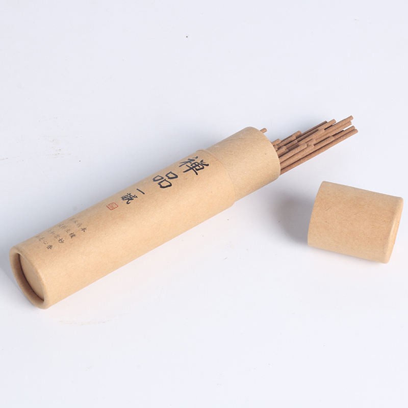Висококачествена цилиндрична опаковъчна кутия за тамян по поръчка с лого (2)