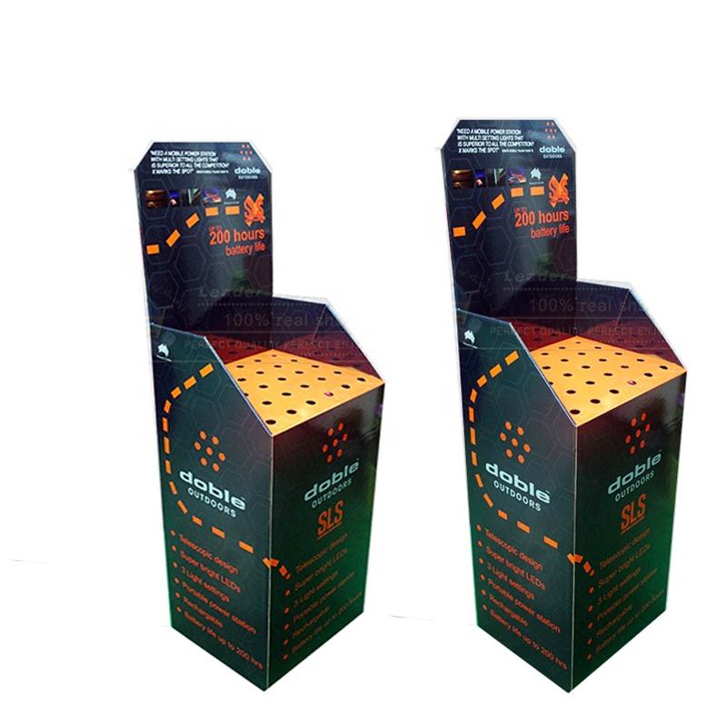 Cardboard Black Paper Dump Bin Display For Supermarket Sales (2)