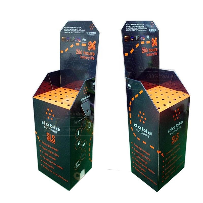 Cardboard Black Paper Dump Bin Display For Supermarket Sales (3)