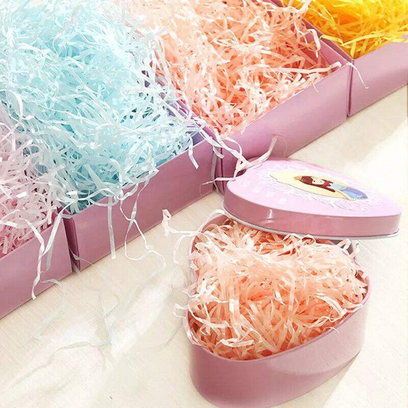 Raffia Grass Shredded Paper Filling Natural Gif ( (5)