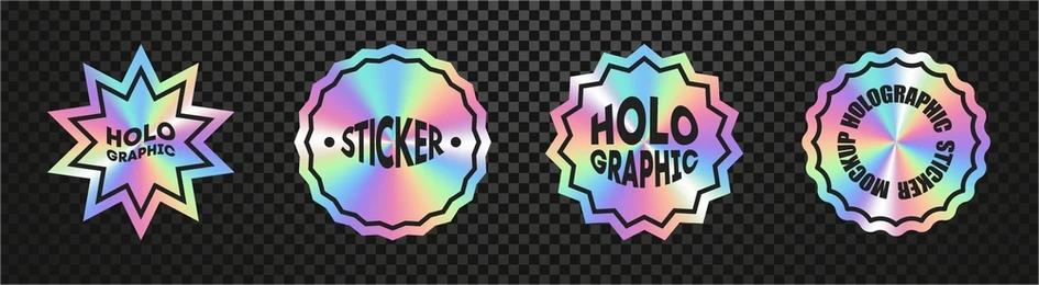 stiker holografik